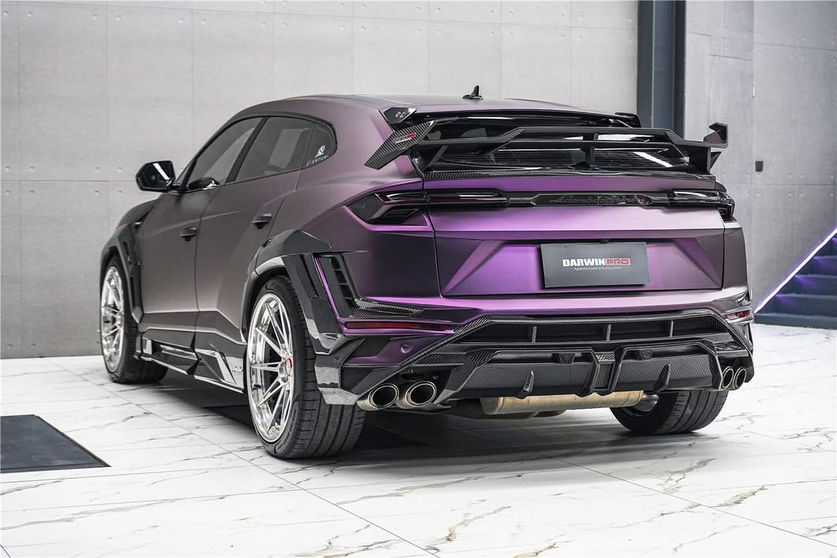 DarwinPRO 2018-2025 Lamborghini URUS BKSS Part Carbon Fiber Rear Bumper | Fits URUS, S, Performante