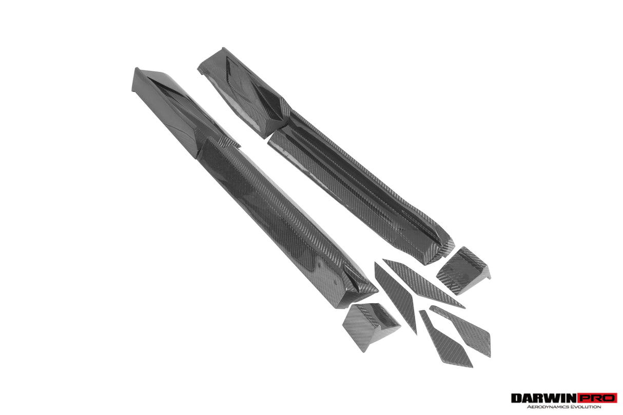 DarwinPRO 2018-2025 Lamborghini URUS BKSS Part Carbon Fiber Side Skirts | Fits URUS, S, Performante