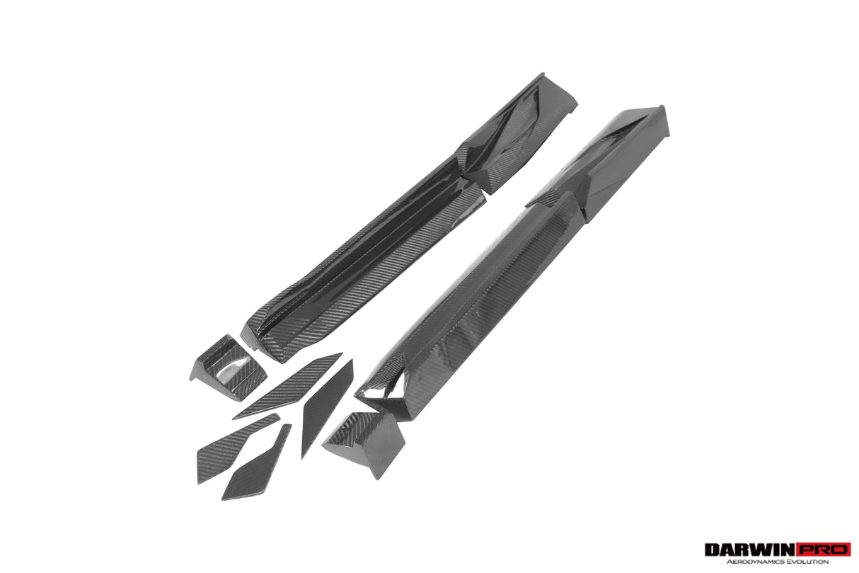 DarwinPRO 2018-2025 Lamborghini URUS BKSS Part Carbon Fiber Side Skirts | Fits URUS, S, Performante