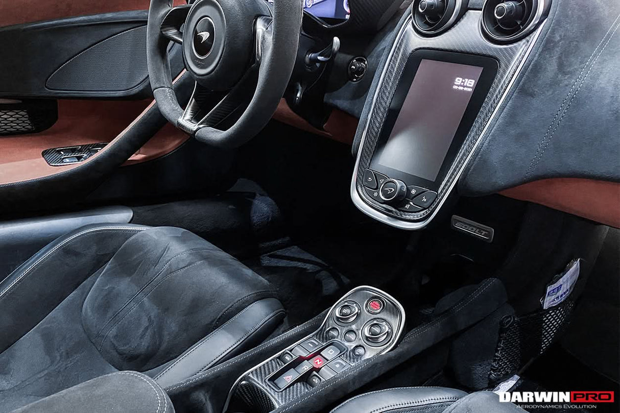 2015-2021 McLaren 540c 570s 570gt 600lt Dry Carbon Fiber Interiors (6pcs)