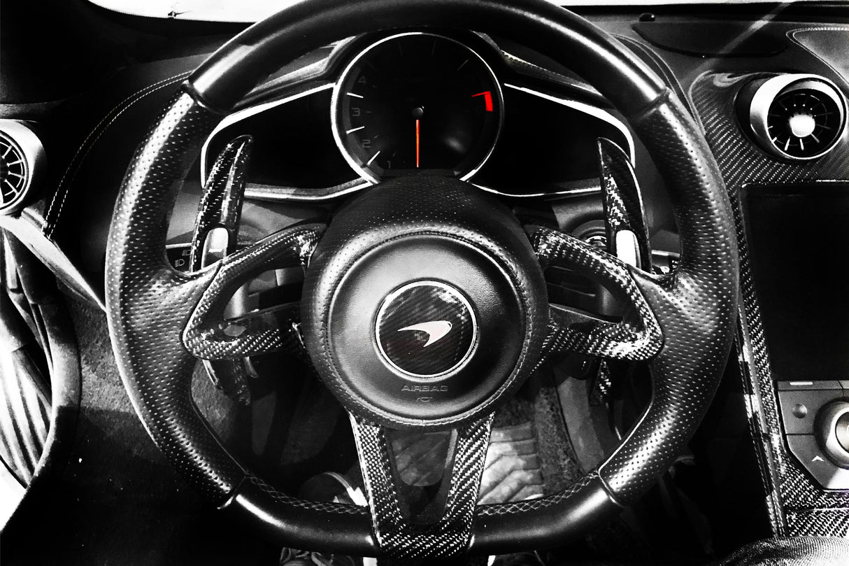 2011-2020 McLaren Autoclave Carbon Fiber Paddle Shifters DarwinPRO (OE) | Fits 540c, 570s, 650s, 12C
