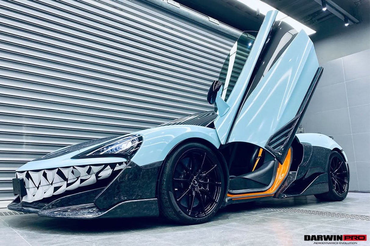 2015-2021 McLaren 600lt 540C 570S BKSS Style Cabon Fiber Side Skirts Under Board