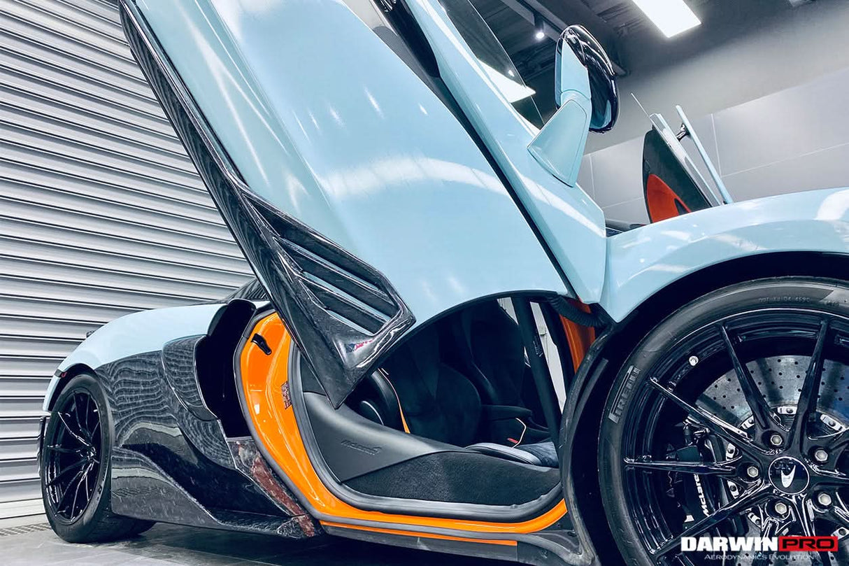 2015-2021 McLaren 600lt 540C 570S BKSS Style Cabon Fiber Side Skirts Under Board