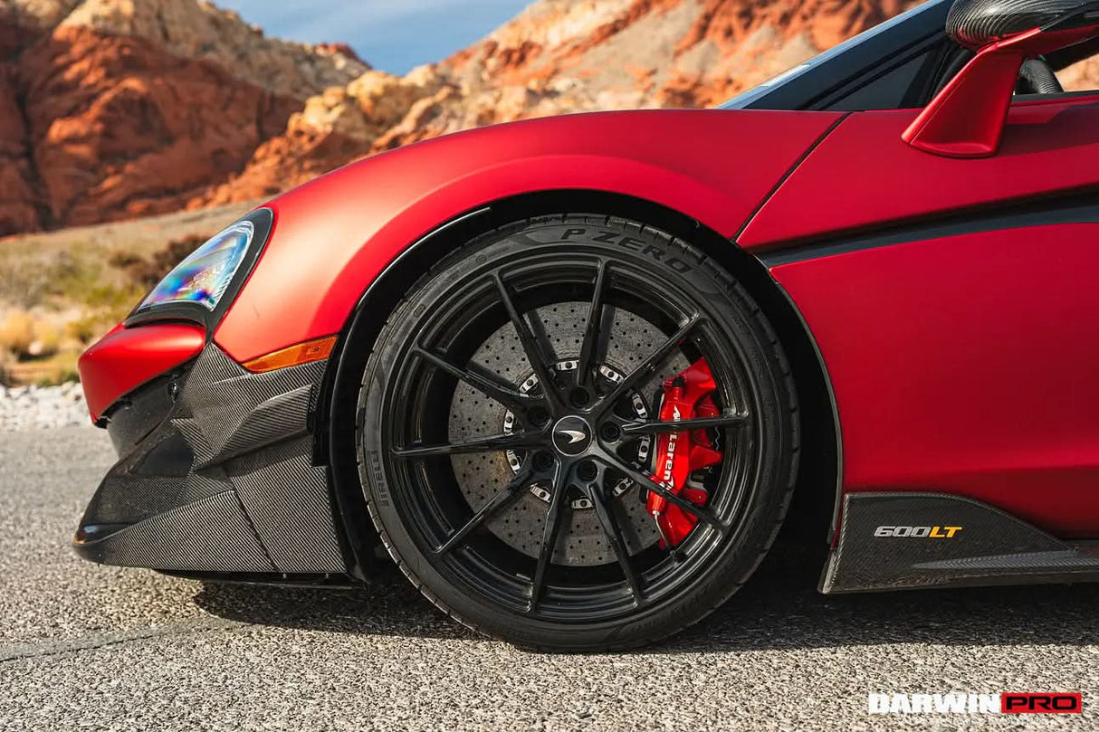 DarwinPRO 2015-2021 McLaren 600lt & 570S BKSS Style Carbon Fiber Front Lip