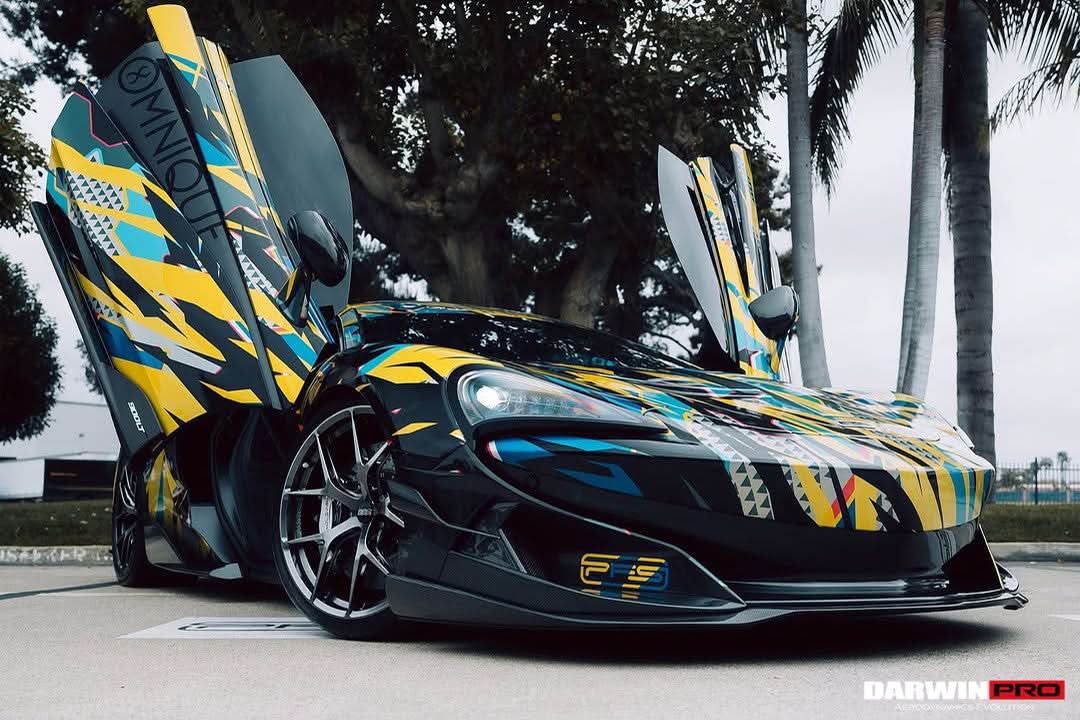 DarwinPRO 2015-2021 McLaren 540C BKSS Style Carbon Fiber Front Lip