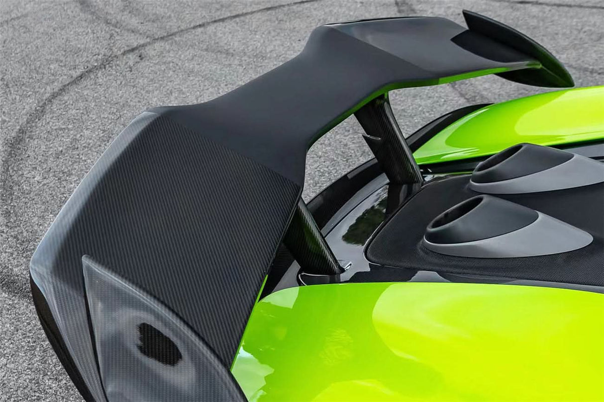 DarwinPRO 2018-2021 McLaren 600lt BKSS Style Dry Carbon Fiber Trunk Spoiler Wing