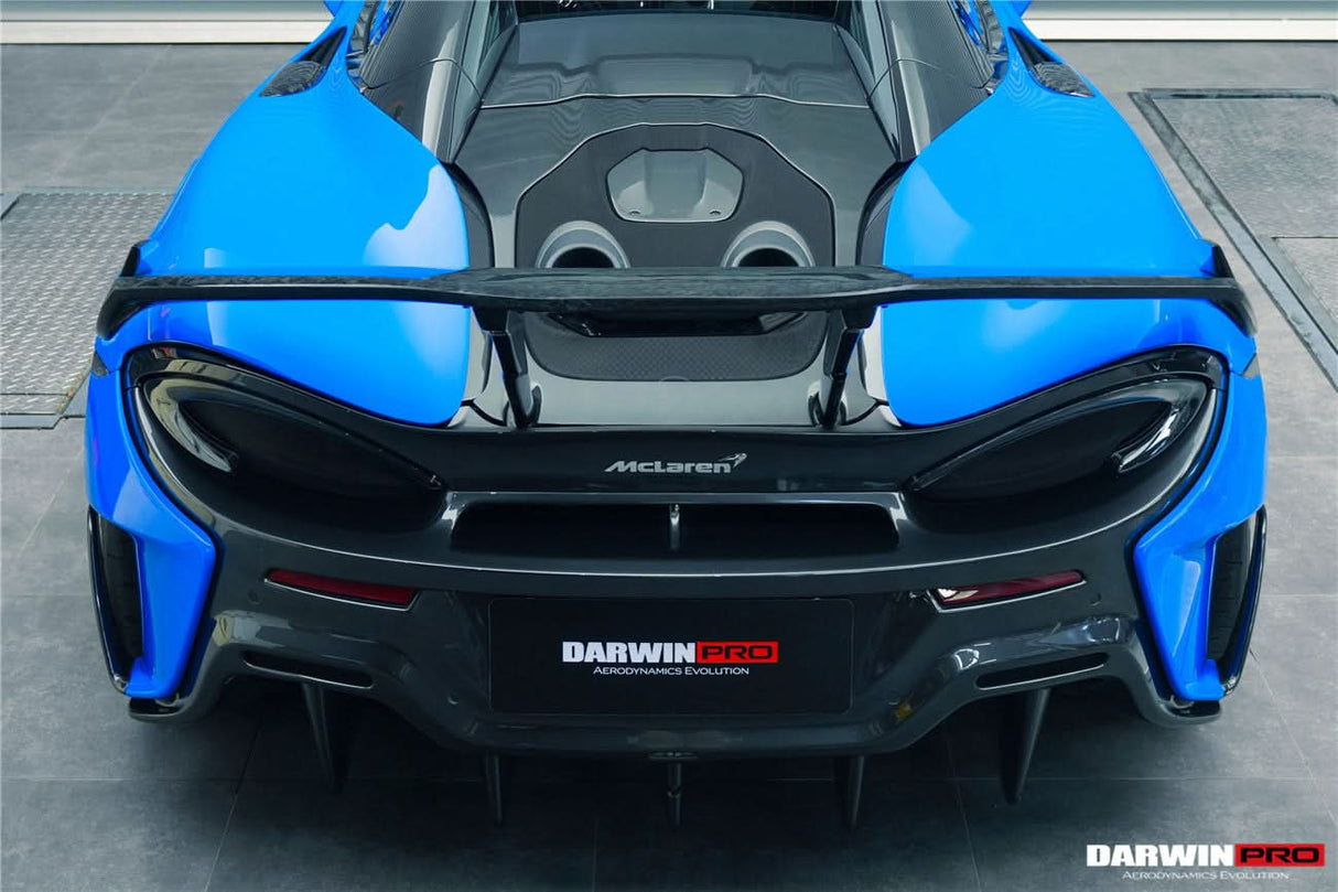 2018-2021 McLaren 600lt Partial Carbon Fiber Rear Bumper DarwinPRO (BKSS)