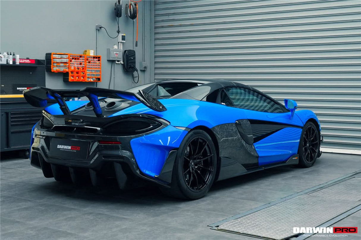 DarwinPRO 2018-2021 McLaren 600lt BKSS Style Dry Carbon Fiber Trunk Spoiler Wing