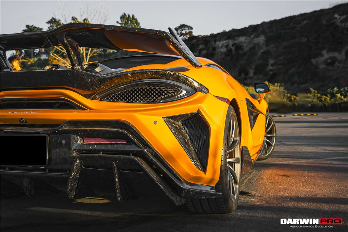 DarwinPRO 2018-2021 McLaren 600lt BKSS Style Dry Carbon Fiber Trunk Spoiler Wing