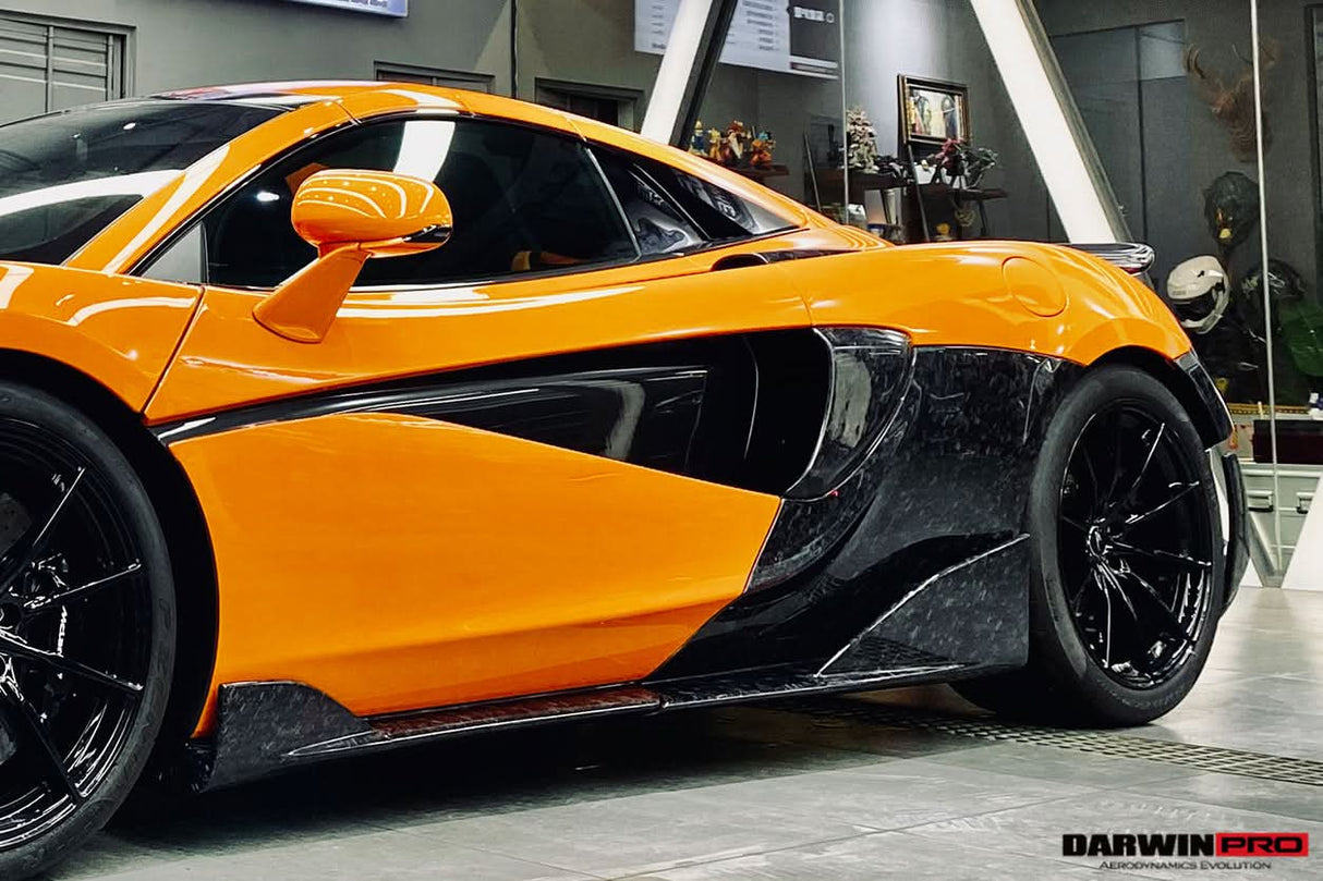 2018-2021 McLaren 600lt Cabon Fiber Quarter Panel Rear Side Skirts