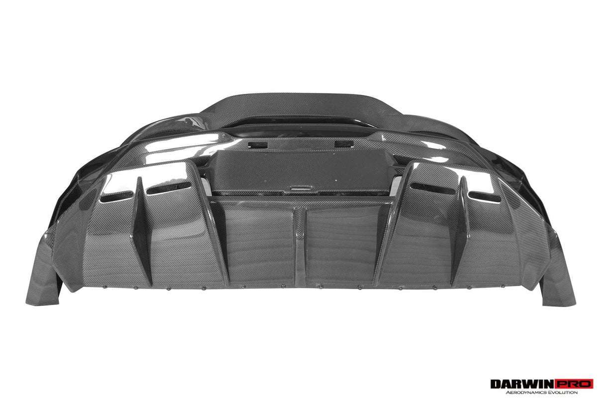 2018-2021 McLaren 600lt Partial Carbon Fiber Rear Bumper DarwinPRO (BKSS)