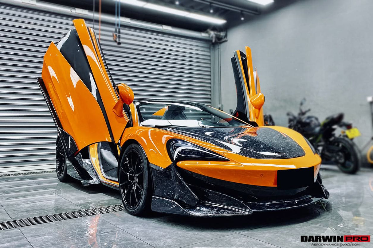 DarwinPRO 2018-2021 McLaren 600lt Carbon Fiber Front Bumper Side Splitter