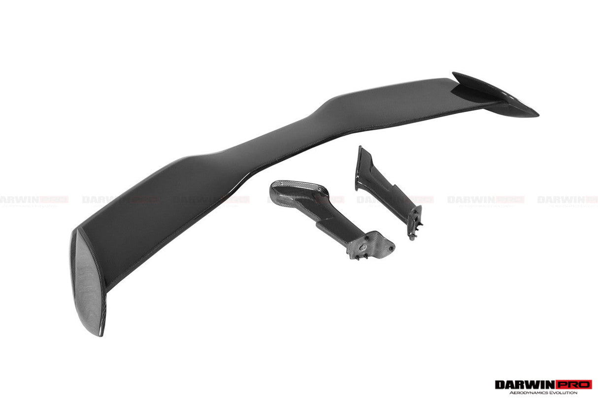 2018-2021 McLaren 600lt Dry Carbon Fiber Trunk Spoiler Wing DarwinPRO (BKSS)