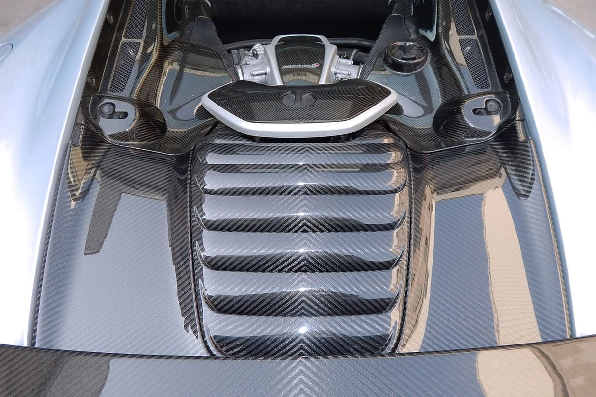 2011-2017 McLaren 650s MP4 12C Autoclave Carbon Fiber Armadillo Engine Cover Repalcement