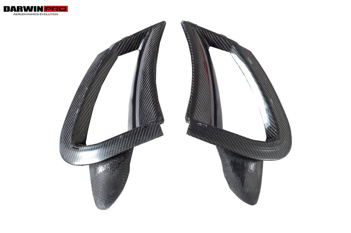 2017-2023 McLaren 720s Carbon Fiber Front Bumper Side Air Vents Replacement
