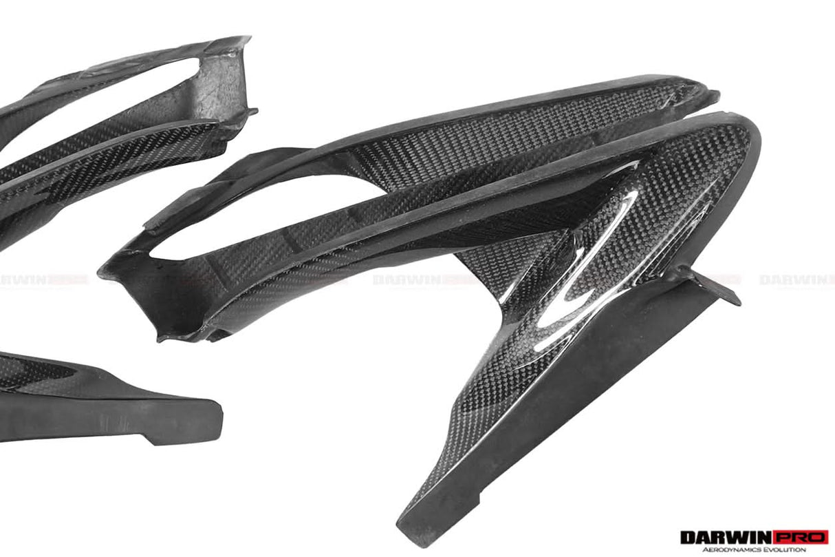 2017-2023 McLaren 720s Dry Carbon Fiber Headlight Inserts Tim Replacement