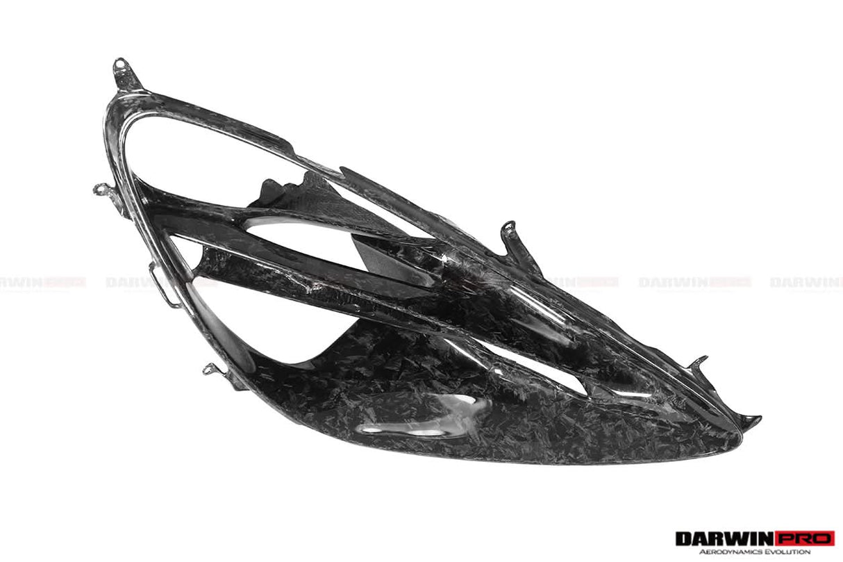 2017-2023 McLaren 720s Dry Carbon Fiber Headlight Inserts Tim Replacement