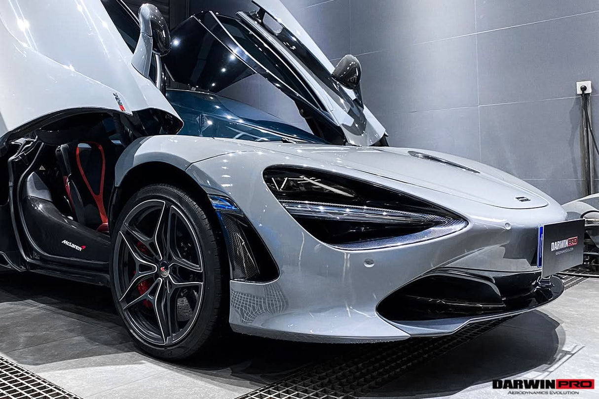 2017-2023 McLaren 720s Carbon Fiber Front Bumper Side Air Vents Replacement