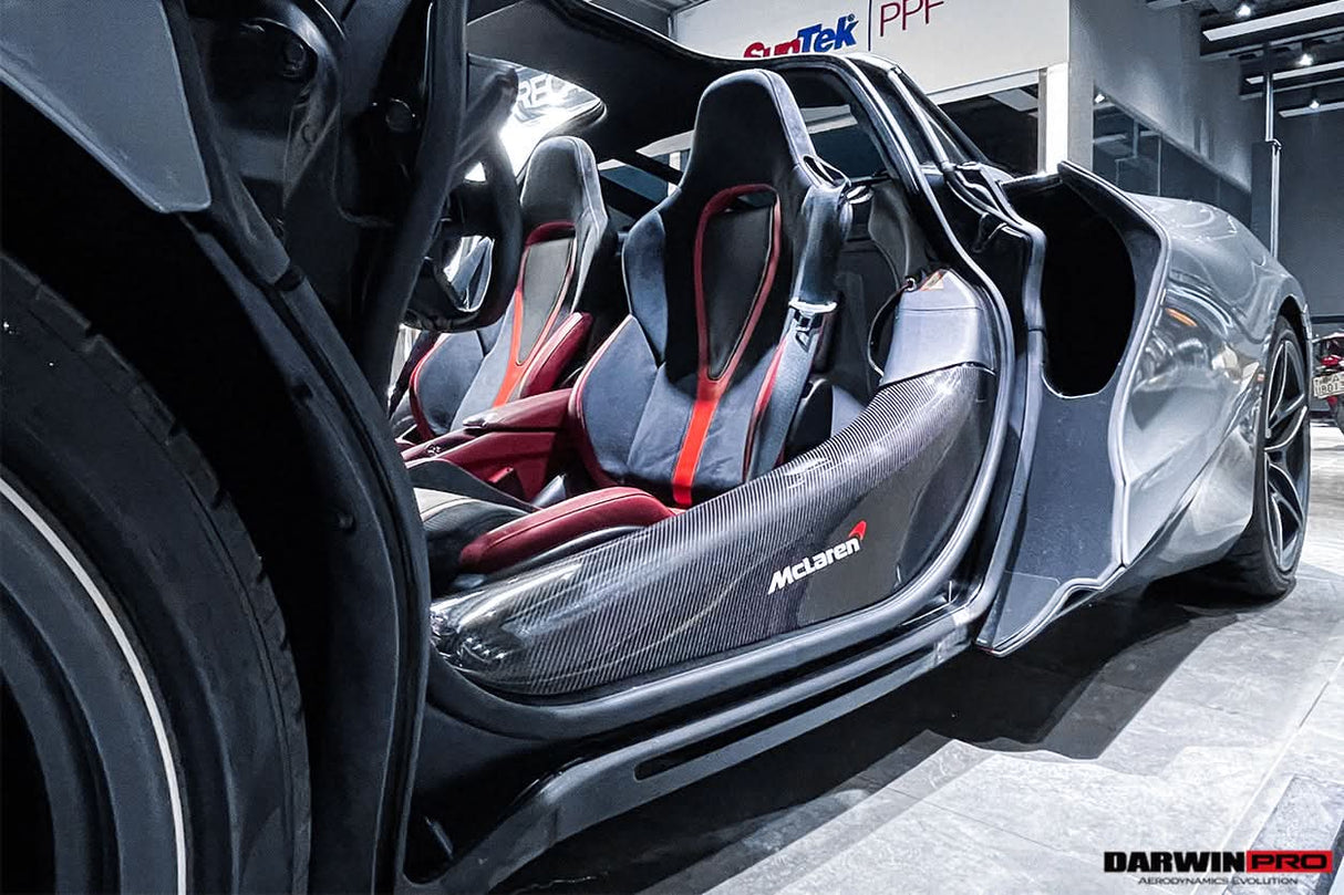 2017-2023 McLaren 720s,750s, 765LT Dry Carbon Fiber Door Sills