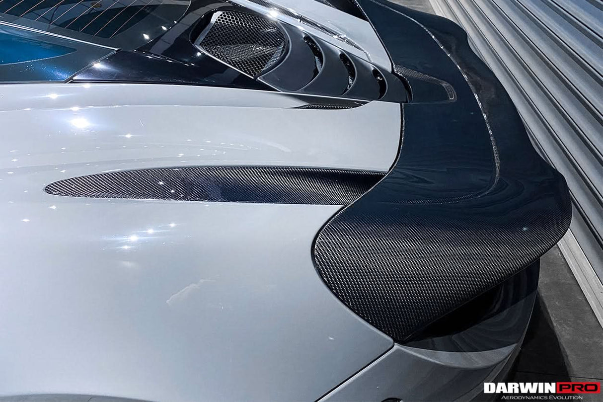2017-2023 McLaren 720s Dry Carbon Fiber Rear Trunk Air Intake Vents Replacement