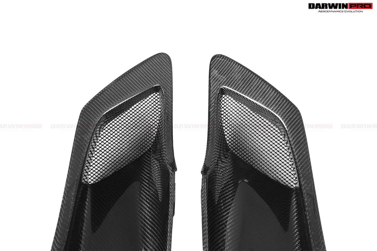 2017-2023 McLaren 720s Dry Carbon Fiber Rear Trunk Air Intake Vents Replacement