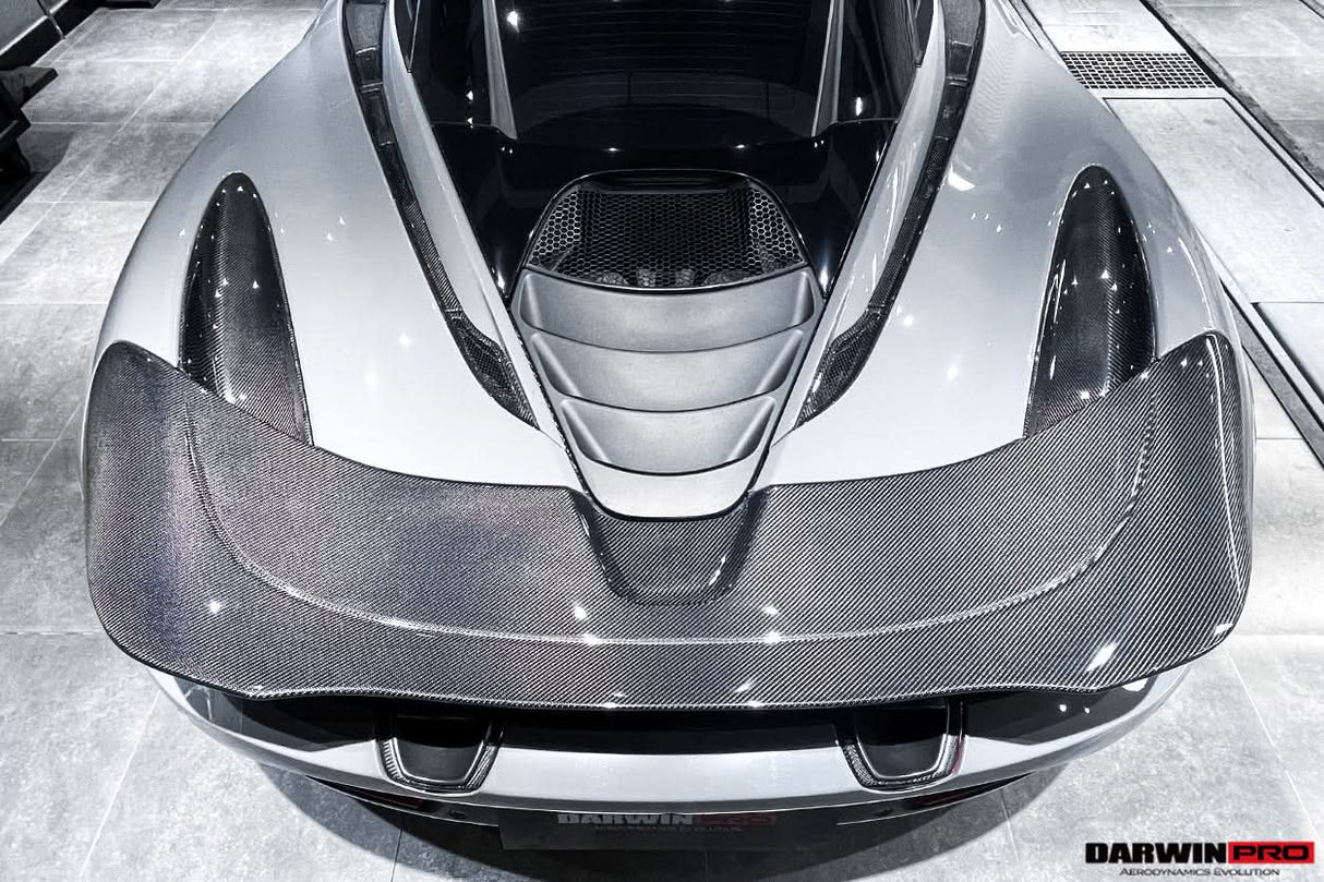 2017-2023 McLaren 720s Dry Carbon Fiber Rear Trunk Air Intake Vents Replacement