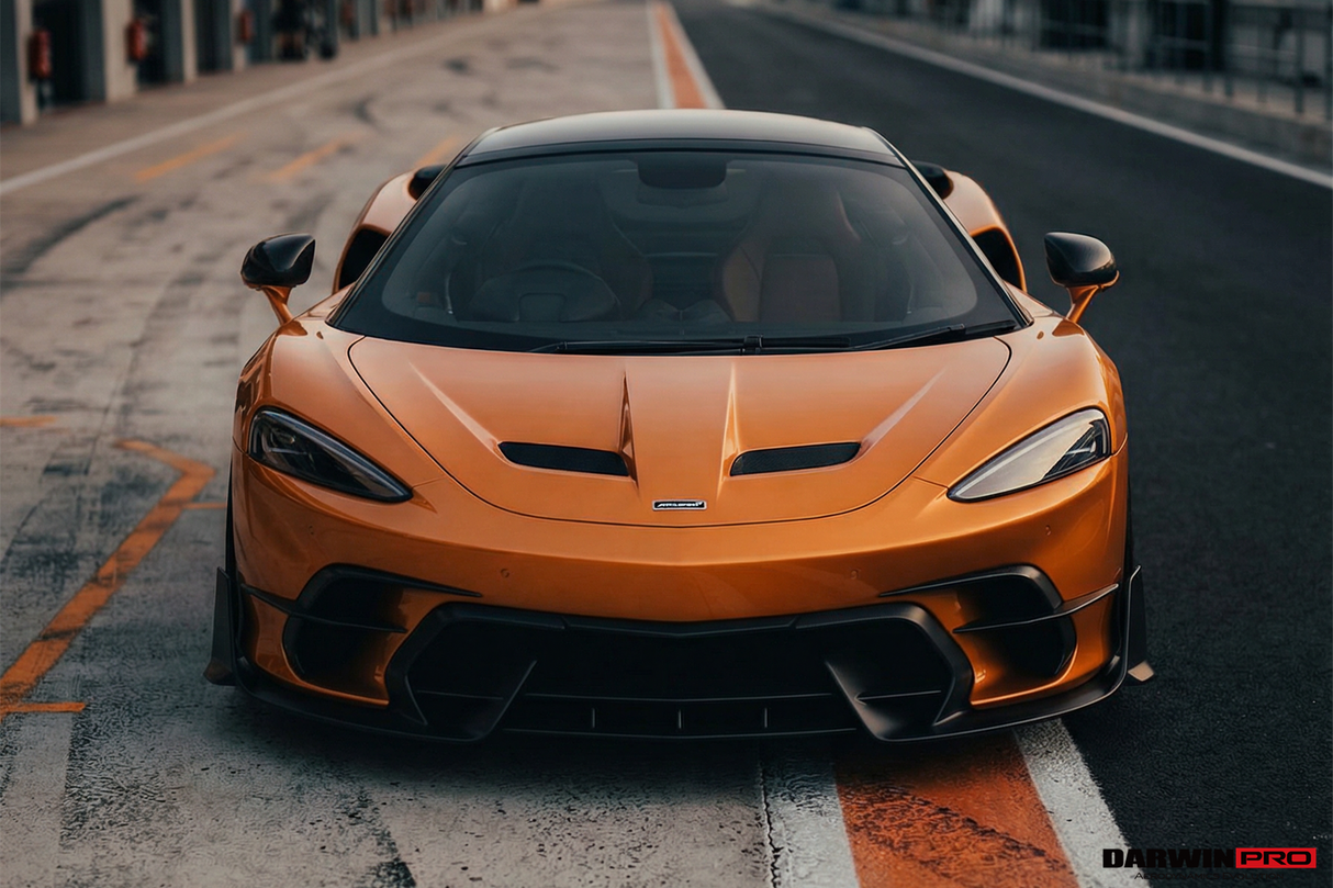 2019-UP McLaren GT iMP Design Carbon Fiber Front Bumper Vents Canards | Fits GT, GTS