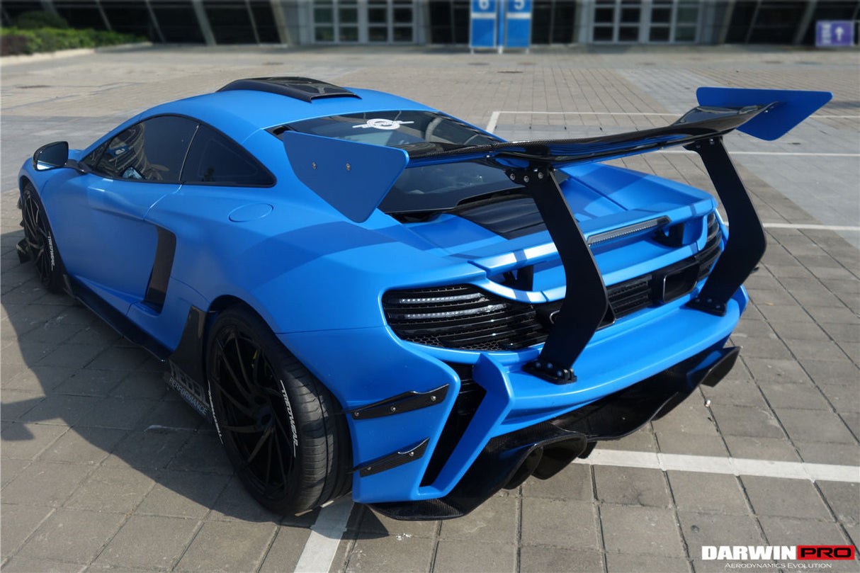 2011-2017 McLaren MP4 12C 650S Carbon Fiber Trunk Spoiler Wing - DarwinPRO (Rebel Performance Design)