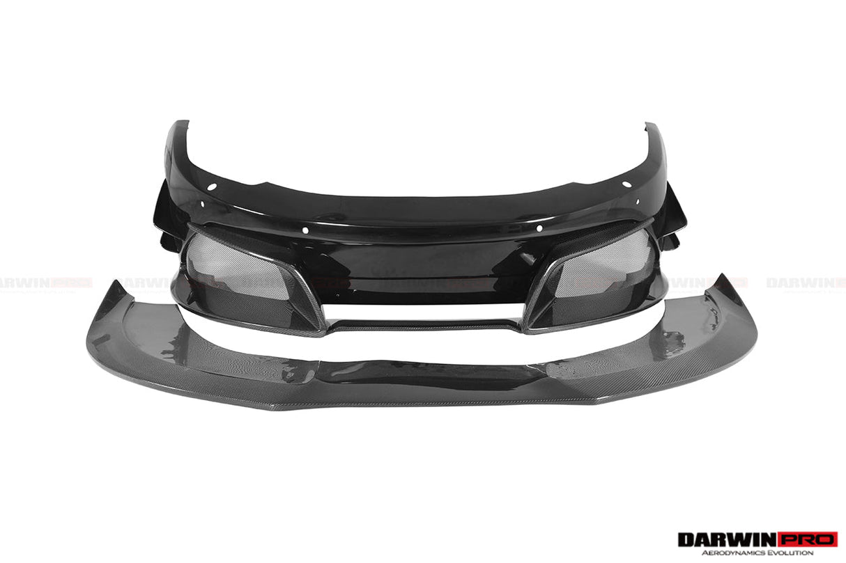 2011-2014 McLaren MP4 12C Partial Carbon Fiber Front Bumper With Lip - DarwinPRO Rebel Performance Design