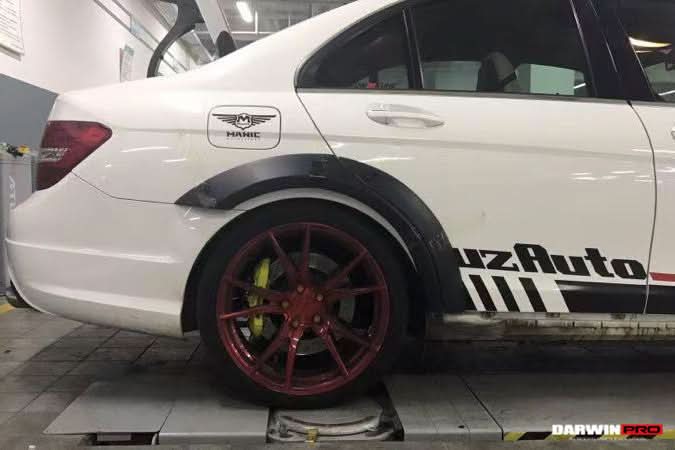 2012-2014 Mercedes Benz W204 Wide Full Body Kit DarwinPRO (BKSS) Fits C63 AMG Sedan