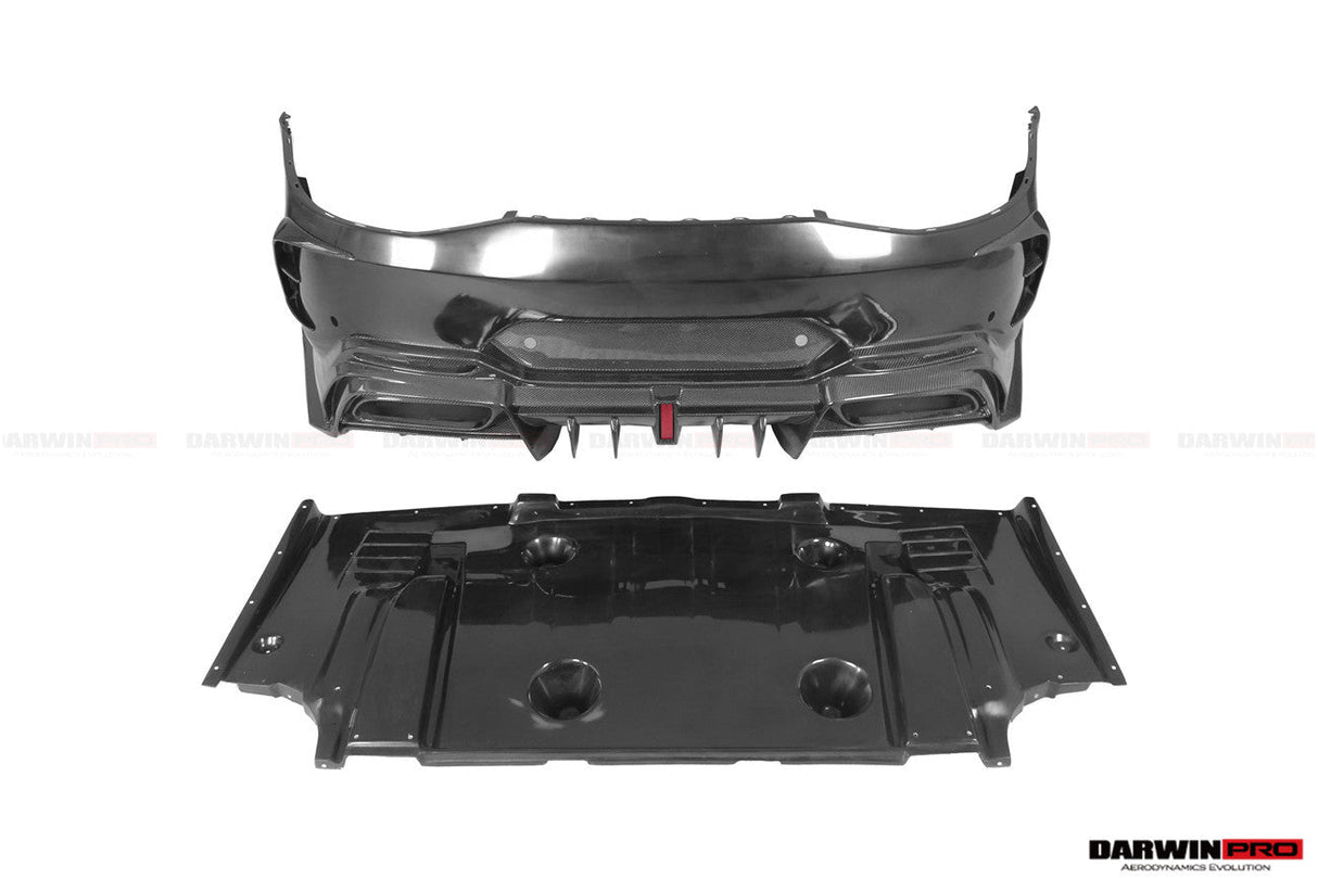 2019-2024 Mercedes Benz AMG GT50 GT53 GT43 GT63 GT63S 4Door Coupe X290 Part Carbon Fiber Rear Bumper DarwinPRO (iMP Ver.2 Design)