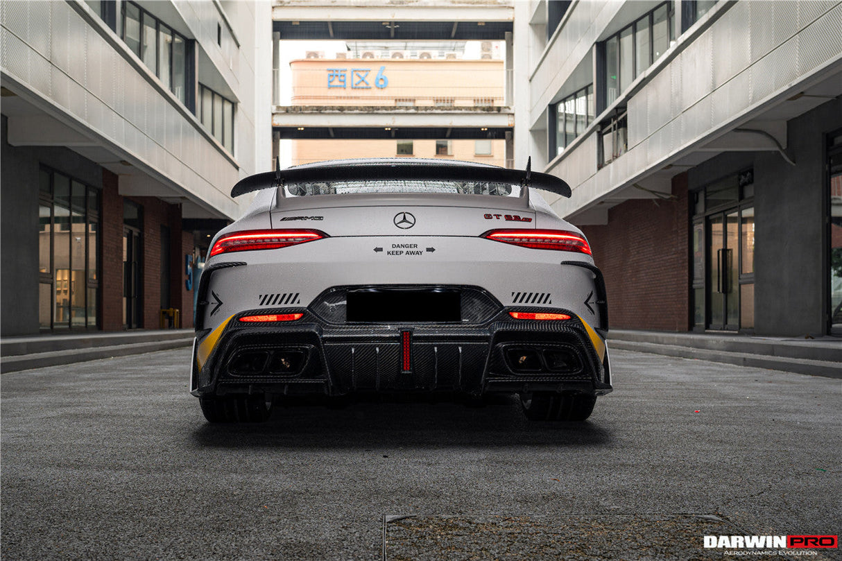 2019-2024 Mercedes Benz AMG GT50 GT53 GT43 GT63 GT63S 4Door Coupe X290 Part Carbon Fiber Rear Bumper DarwinPRO (iMP Ver.2 Design)