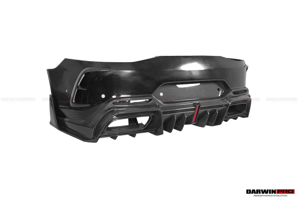 2019-2024 Mercedes Benz AMG GT50 GT53 GT43 GT63 GT63S 4Door Coupe X290 Part Carbon Fiber Rear Bumper DarwinPRO (iMP Ver.2 Design)