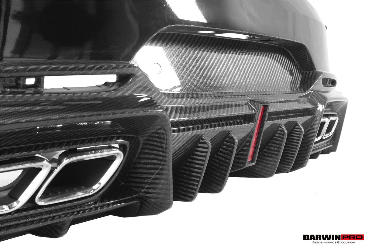 2019-2024 Mercedes Benz AMG GT50 GT53 GT43 GT63 GT63S 4Door Coupe X290 Part Carbon Fiber Rear Bumper DarwinPRO (iMP Ver.2 Design)
