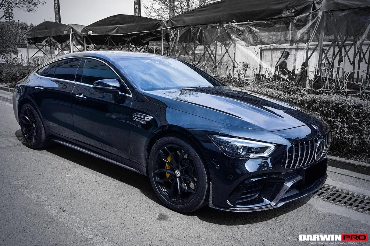 2019-2024 Mercedes Benz AMG GT63 S 4Door Coupe X290 Carbon Fiber Side Skirts Trim