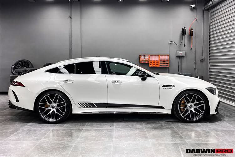 DarwinPRO 2019-2024 Mercedes Benz AMG GT63 S 4Door Coupe X290 Carbon Fiber Side Skirts Replacement