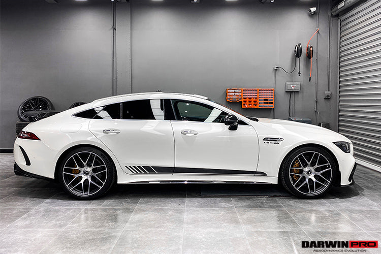 2019-2024 Mercedes Benz AMG GT63 S 4Door Coupe X290 Carbon Fiber Side Skirts Trim