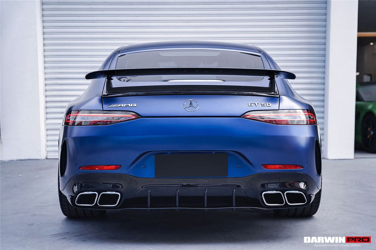 DarwinPRO 2019-2024 Mercedes Benz AMG GT 4Door Coupe X290 Carbon Fiber Trunk Spoiler Wing | Fit GT63, GT63S, GT53, GT50