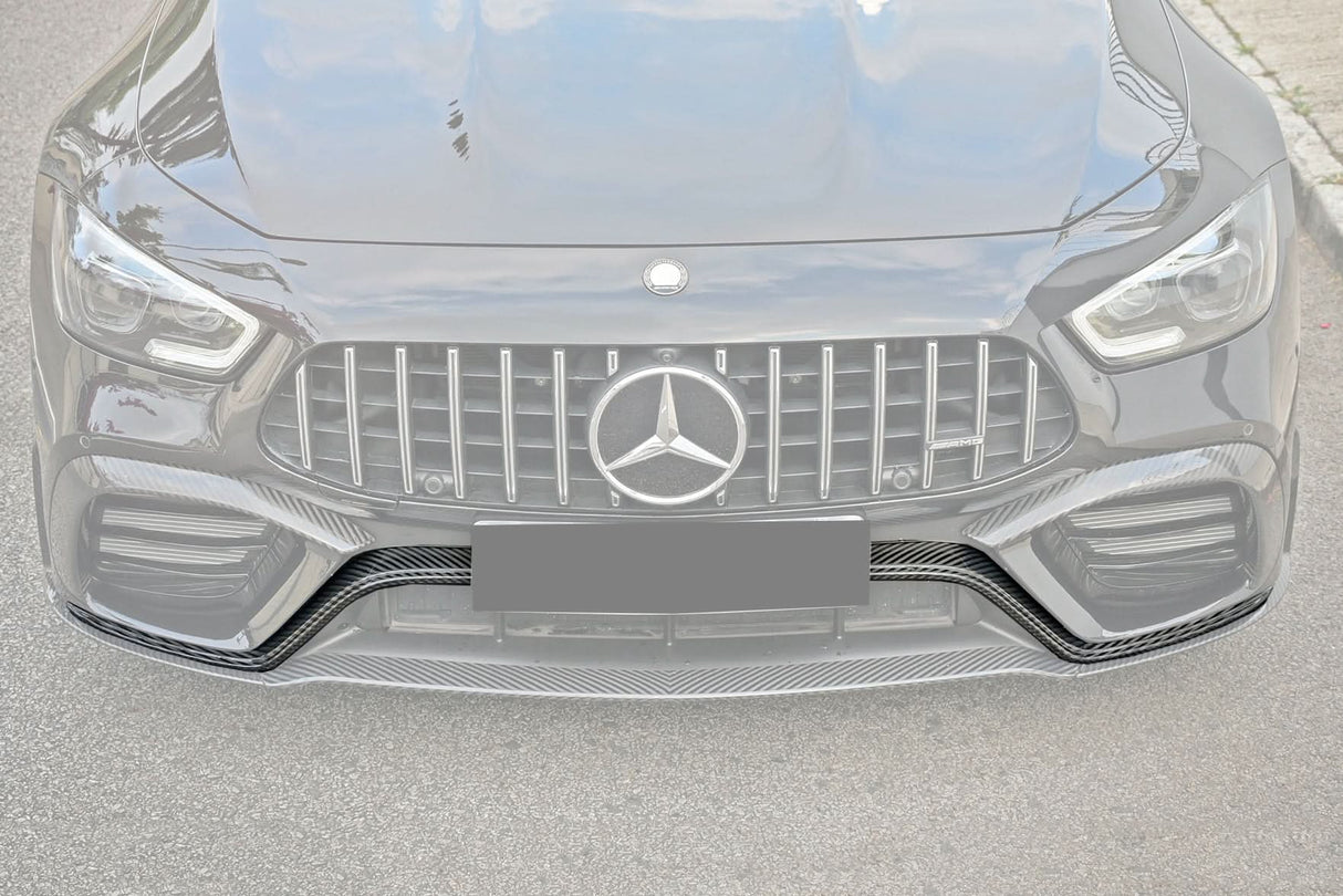 Mercedes Benz AMG GT63 S 4Door Coupe X290 2019-2022 Carbon Fiber Middle Front Lip - DarwinPRO