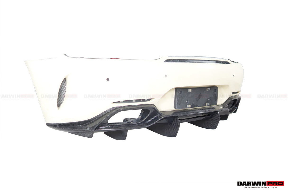 2017-2021 Mercedes Benz AMG GTC Carbon Fiber Rear Diffuser DarwinPRO (IMP Design)