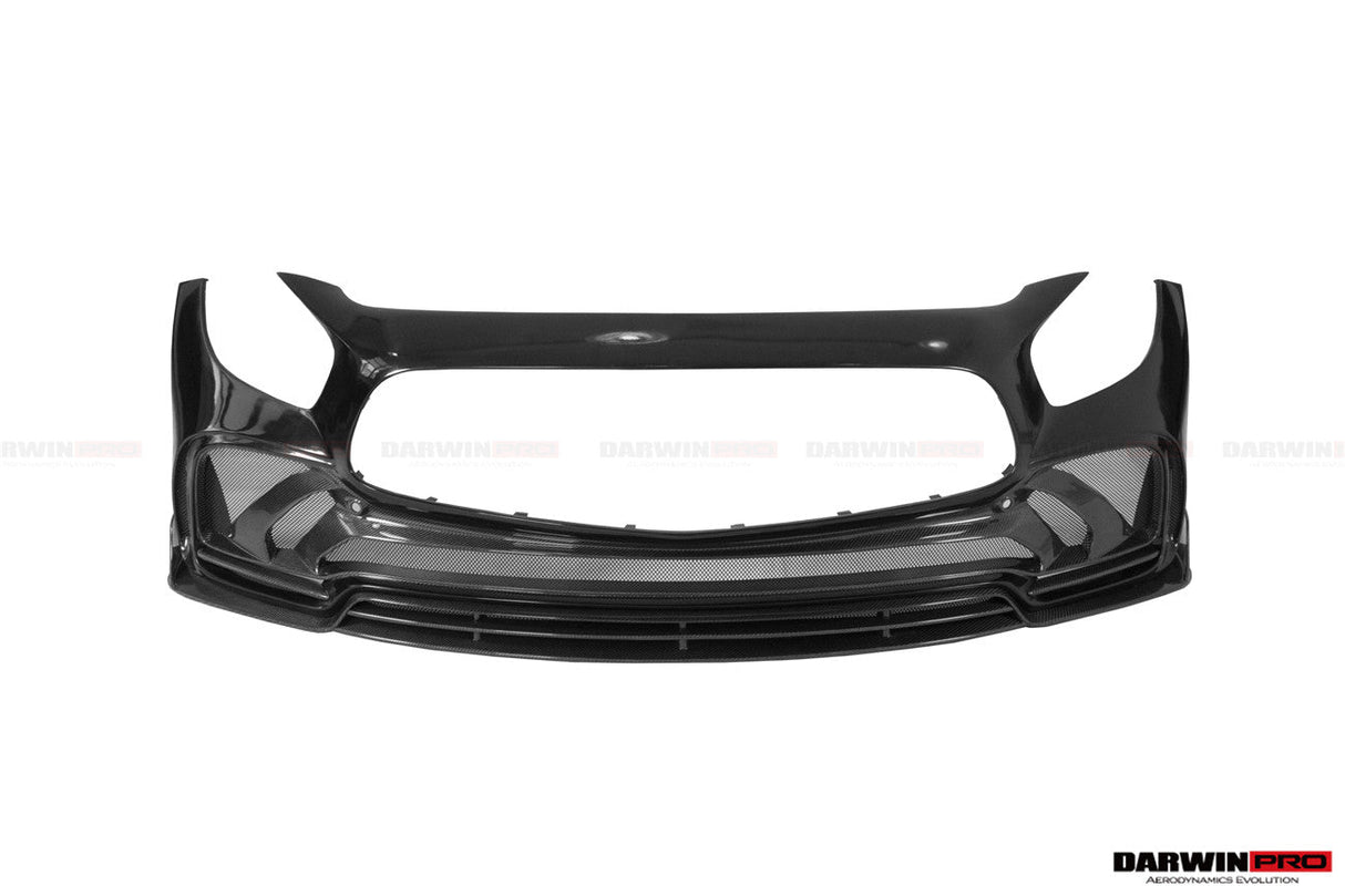 2015-2021 Mercedes Benz AMG GT | GTS | GTC Partial Carbon Fiber Front Bumper Darwinpro IMPII Design