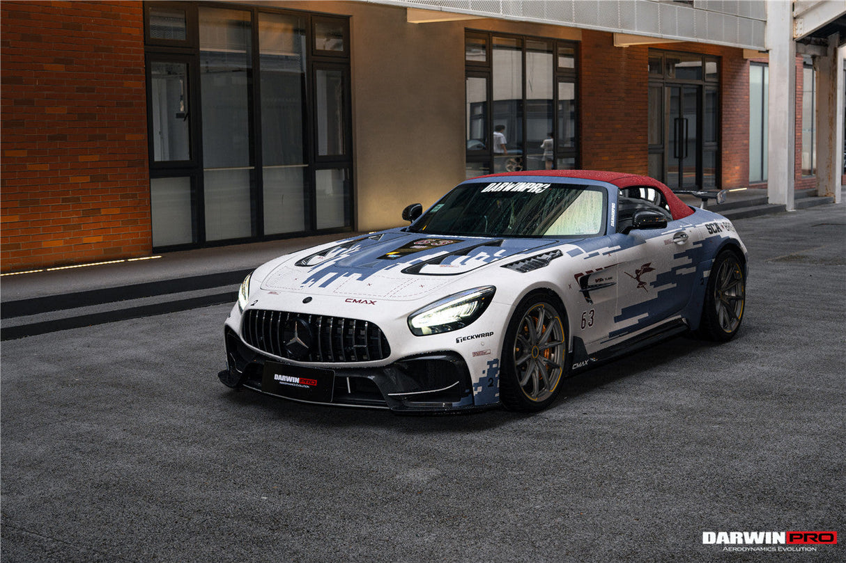 2017-2021 Mercedes Benz AMG GT GTS GTC Partial Carbon Fiber Front Bumper DarwinPRO IMP Design