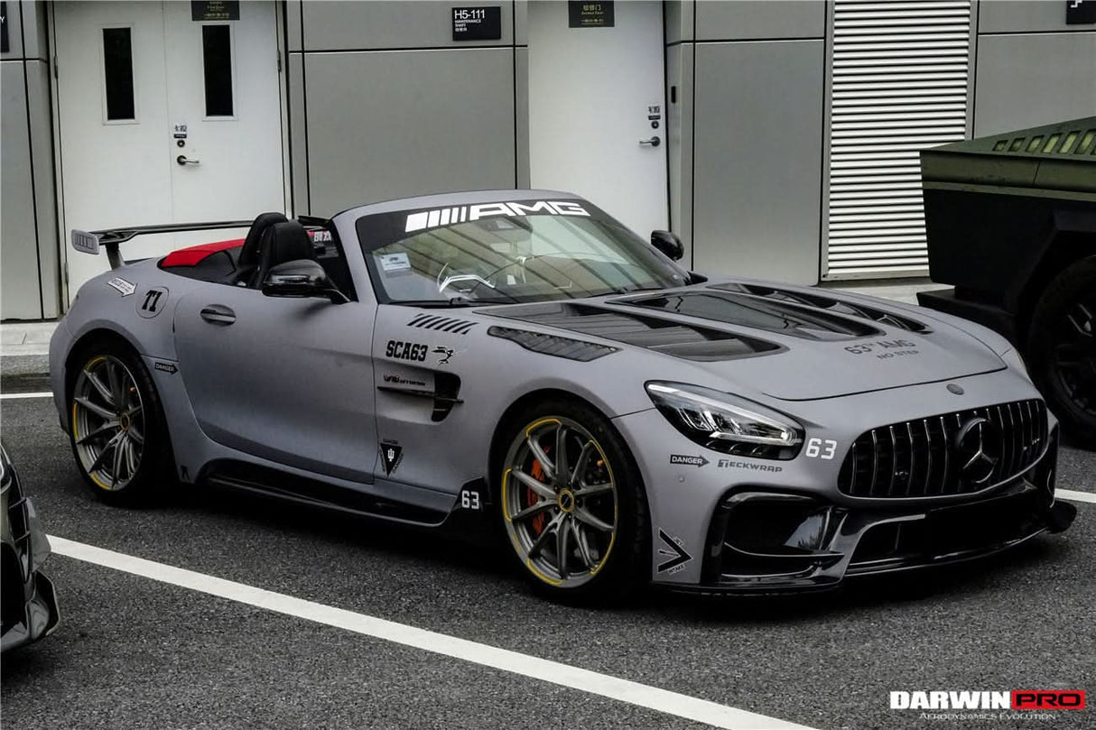 2017-2021 Mercedes Benz AMG GT GTS GTC Partial Carbon Fiber Front Bumper DarwinPRO IMP Design