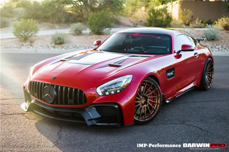 2015-2022 Mercedes Benz AMG GT | GTS | GTC | GTR Carbon Fiber Hood DarwinPRO IMP Design