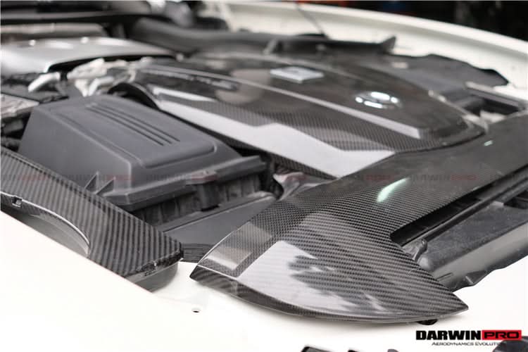 2015-2020 Mercedes Benz AMG GT GTS Autoclave Carbon Fiber Engine Cover Replacement