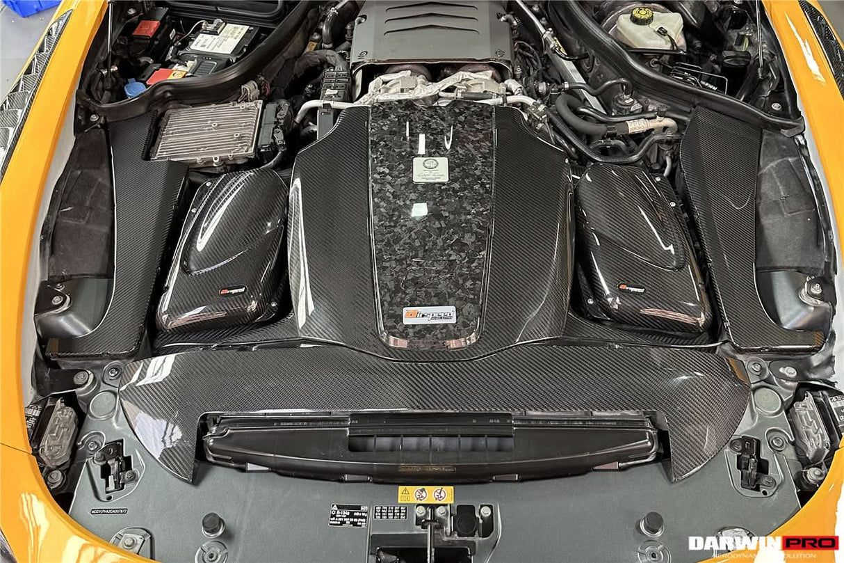 2015-2020 Mercedes Benz AMG GT | GTS |GTC Autoclave Carbon Fiber Radiator Cover Repalcement
