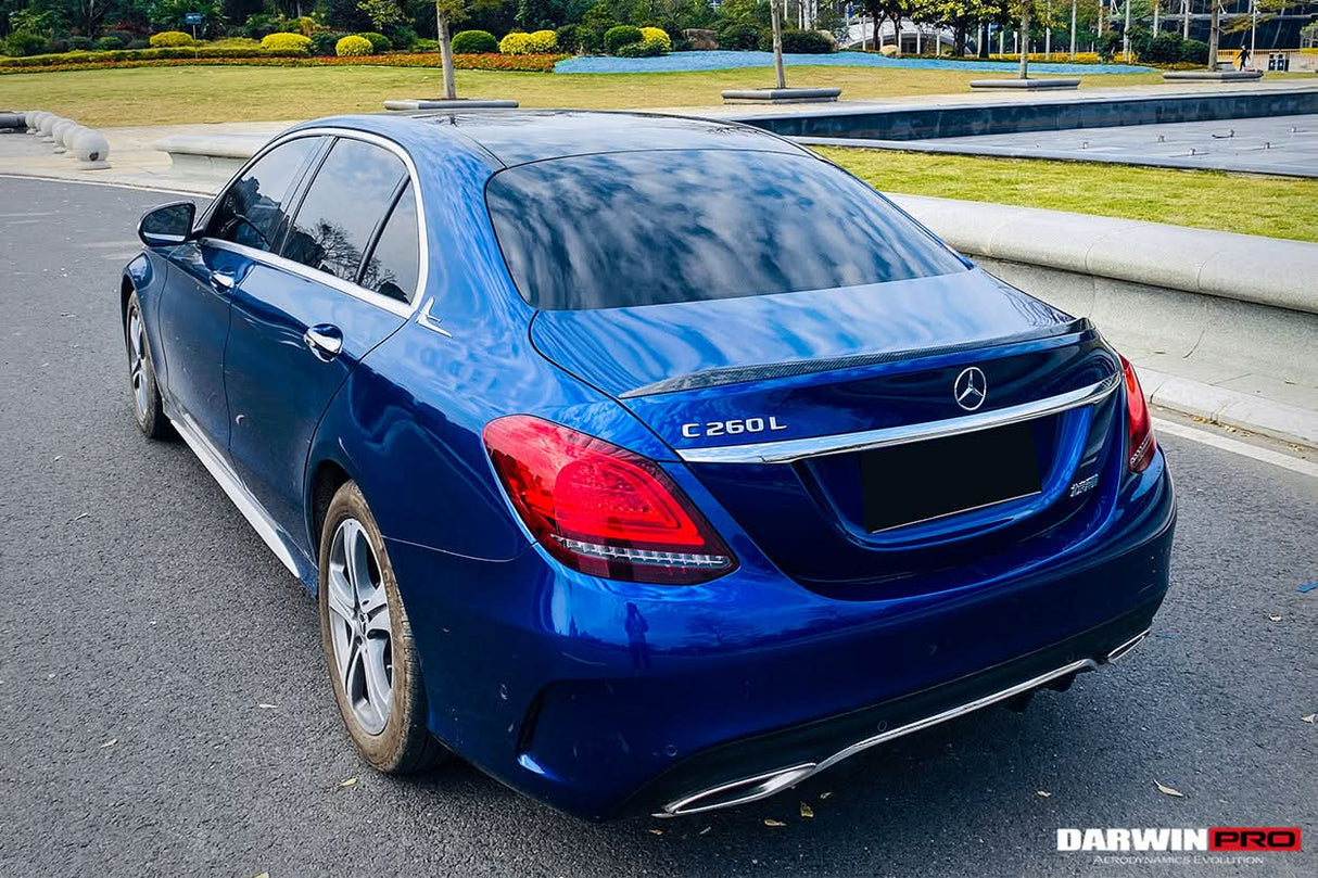 2015-2021 Mercedes Benz C-Class W205 Sedan Trunk Spoiler