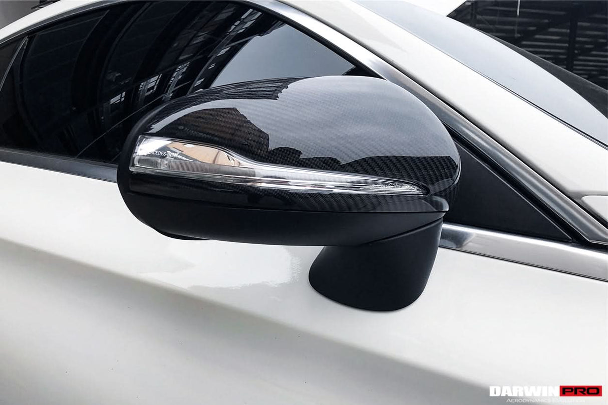 2014-2021 Mercedes Benz C-Class W205 S-Class W222 C217 E-Class W213 Dry Carbon Fiber Mirror Housing Replacement