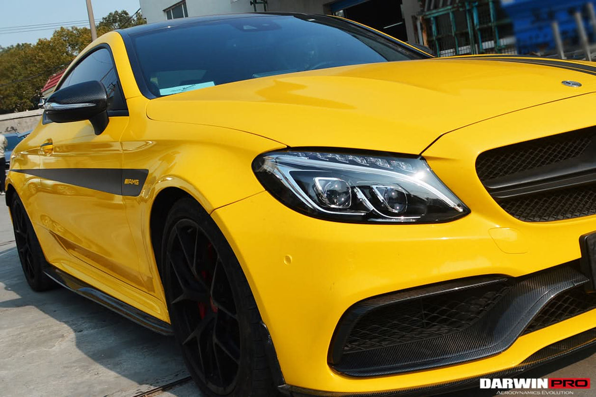 2014-2021 Mercedes Benz C-Class W205 S-Class W222 C217 E-Class W213 Dry Carbon Fiber Mirror Housing Replacement