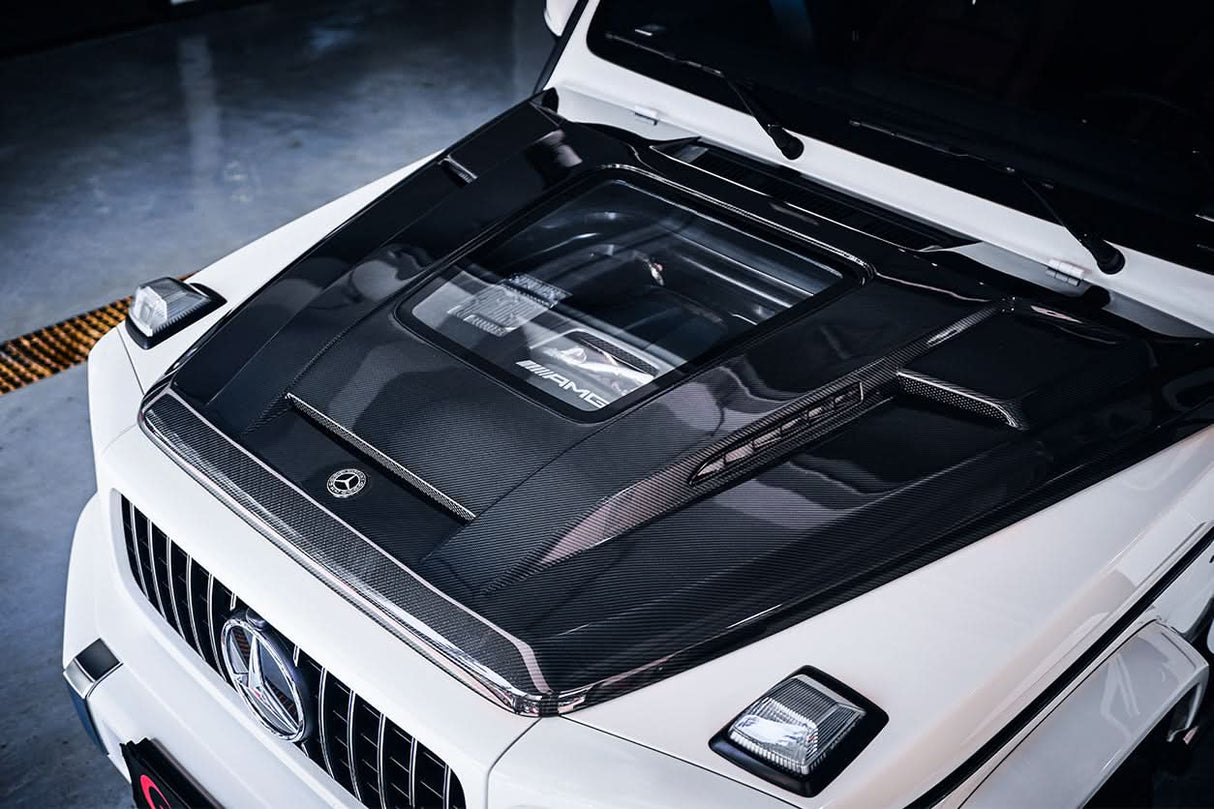 2008-2018 Mercedes Benz W463 G Wagon IMP Style Carbonf Fiber Hood | Fits G500, G550, G63 AMG, G65 AMG